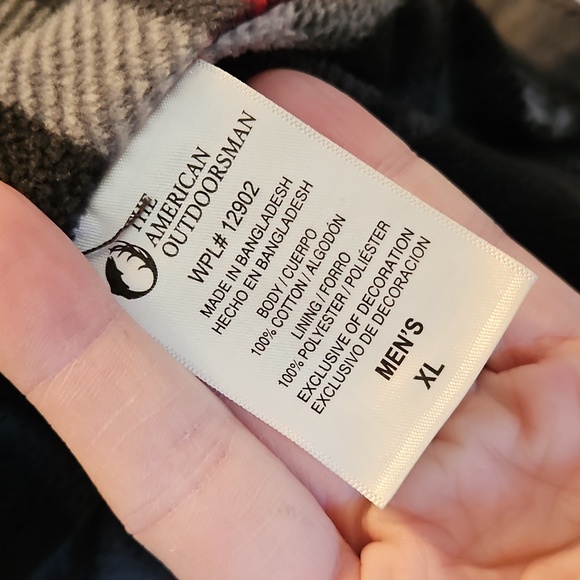 The American Outdooraman Flannel Lined Jacket XL - Picture 5 of 6